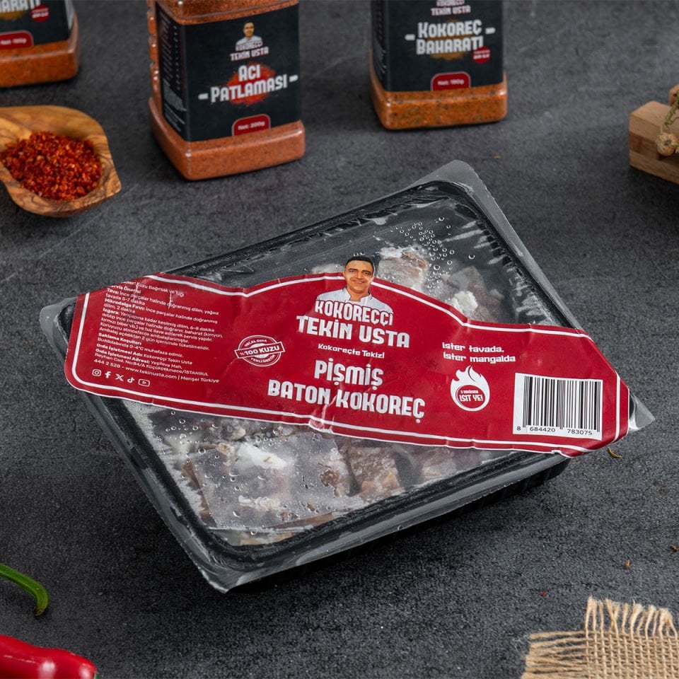 İZMİR USULU DOĞRANMIŞ KOKOREÇ (İRİ KIYIM) 800 GR